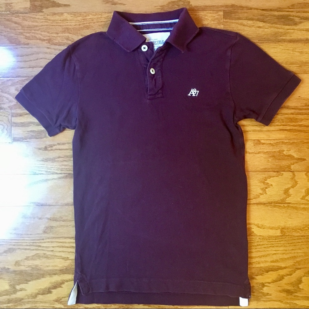 Men’s Aeropostale size XS burgundy polo shirt